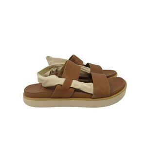 SANUK WOMEN'S COSMIC SUTRA SLING LX SANDALS IN BROWN SZ 7